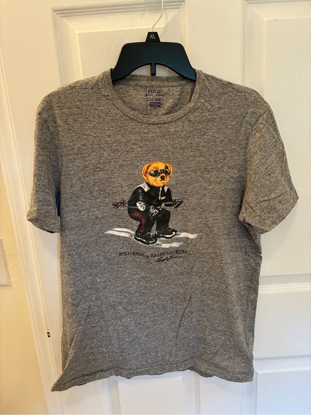 Polo by Ralph Lauren Kids Gray Bear Graphic Tee